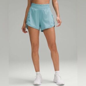 Lululemon Track That‎ High-Rise Lined Short 5" Tidal Teal 4